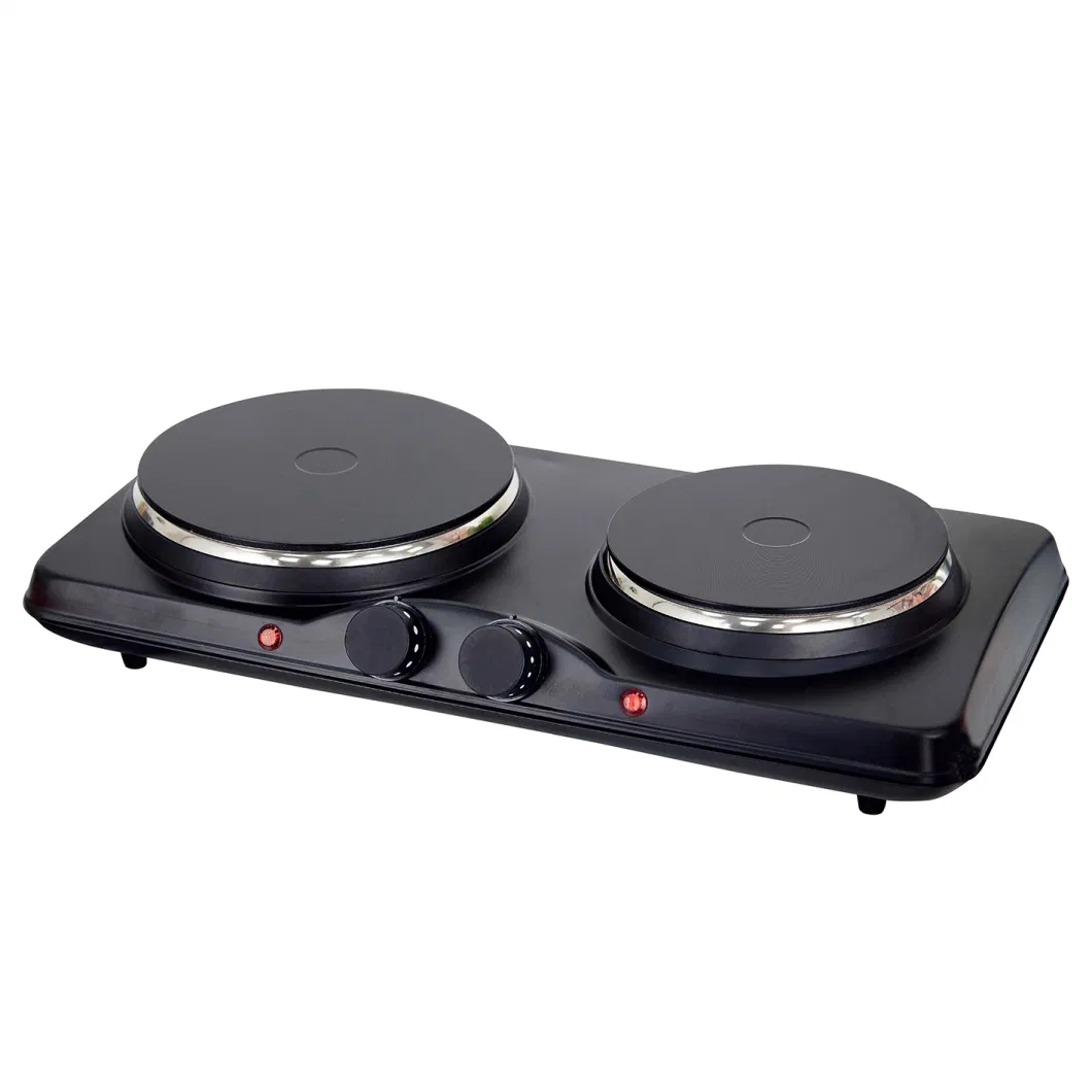 2500W High Quality Electric Hot Plate Double Burner Stainless Steel Hotplate