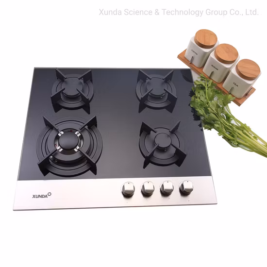 4 конфорки Lotus Flame в европейском стиле, встроенная газовая плита, кухонная газовая плита